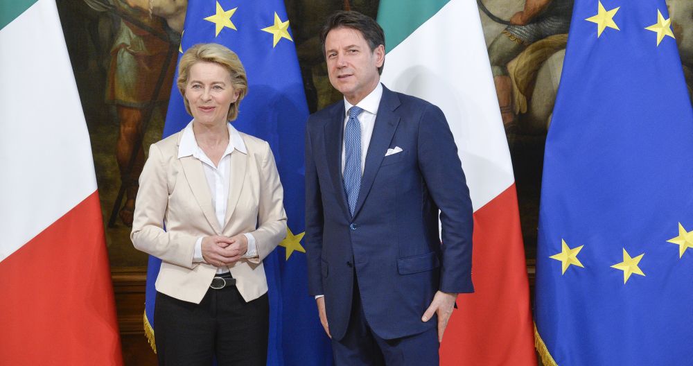 Ursula von der Leyen e Conte