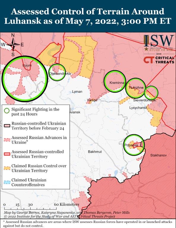 Luhansk Battle Map Draft May 7.2022